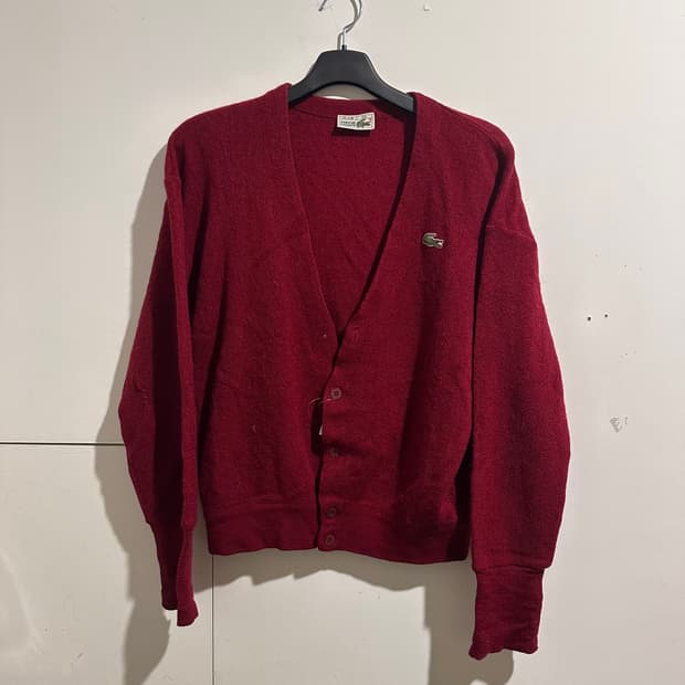 라코스테 레드 가디건
