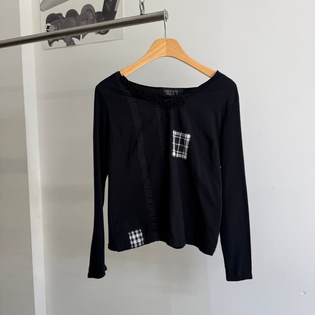JAPANESE BRAND (Made in Japan) 패치워크 롱슬리브