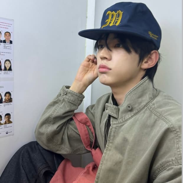 투어스 도훈 맨하탄 레코즈 네이비 볼캡 모자