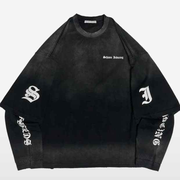 스키즘인듀싱 PAIN SLEEVES BLACK L