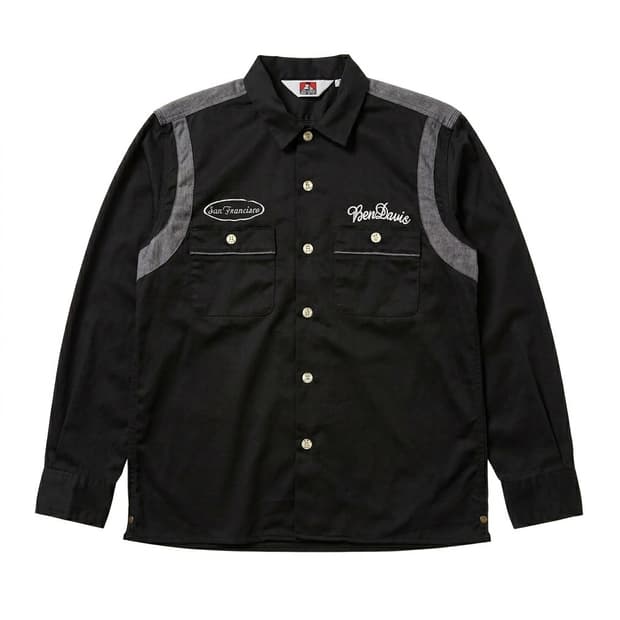 벤 데이비스(ben davis) 자수 셔츠