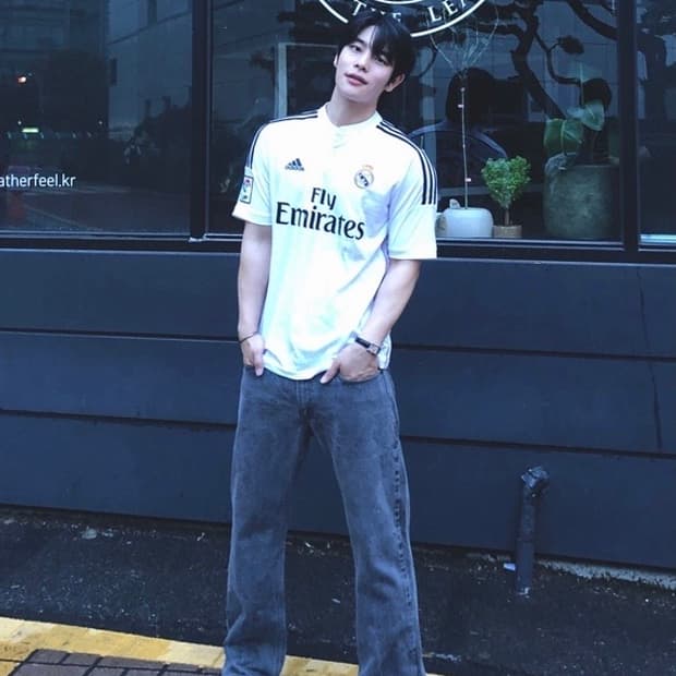 아디다스 정품 레알마드리드 반팔 유니폼 져지 흰검