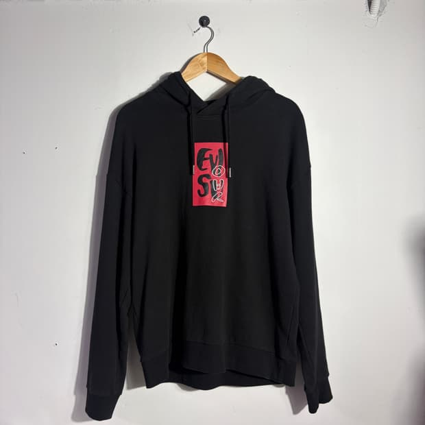 에비수 블랙 후드티 (무료배송)