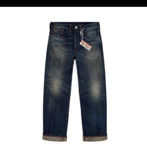 Rrl 빈티지 파이브 포켓 기빈스 진 34/32