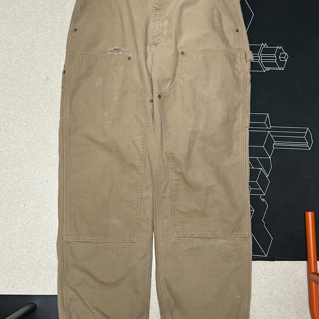 칼하트 더블니 베이지