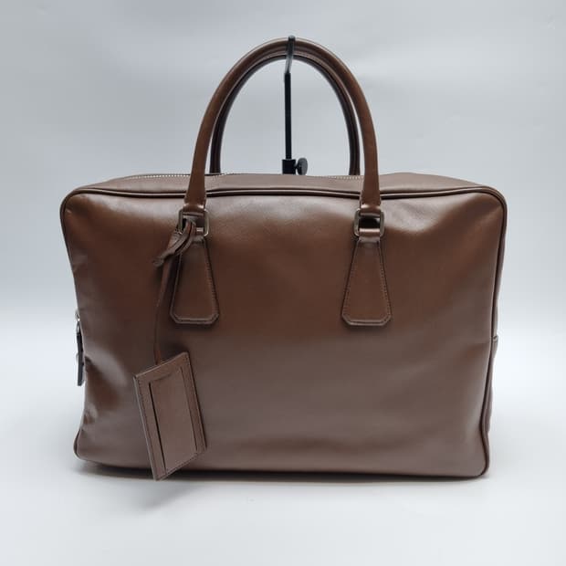 프라다 PRADA 사피아노 가죽 브리프케이스 (남여공용 서류 가방)