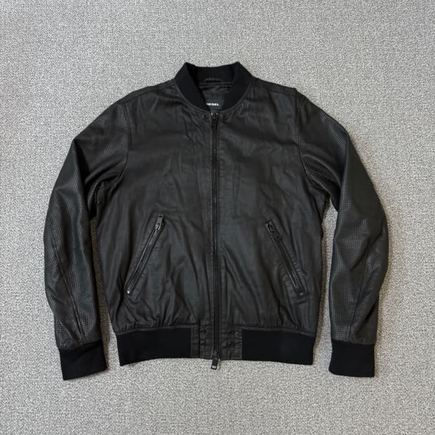 Disel 디젤 양가죽 봄버 자켓 L