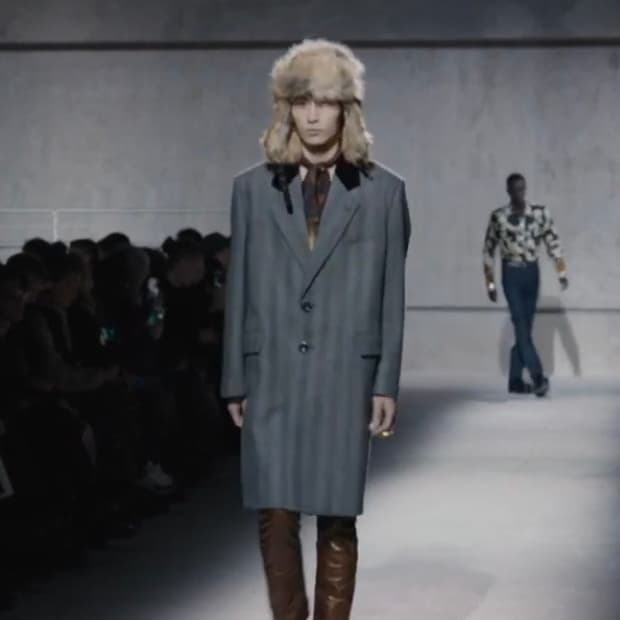 드리스 반 노튼 20fw 런웨이 코트 