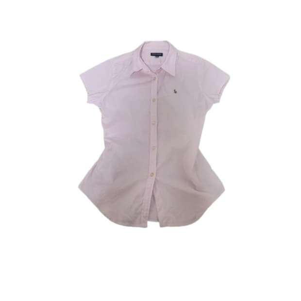 Ralph Lauren 랄프 로렌 연핑크 반팔 셔츠