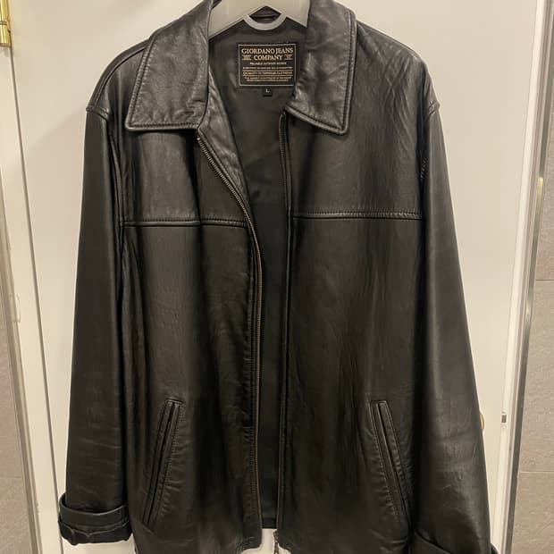 brand leather jacket (unisex) 양가죽자켓