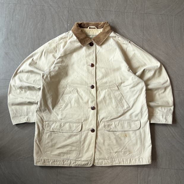 L.L.bean 정품 엘엘빈 아이보리 헌팅 자켓