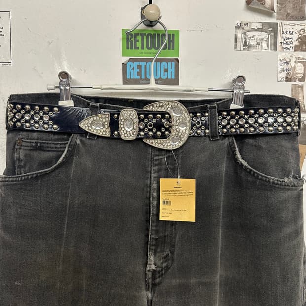 Made in USA 웨스턴 레더 벨트