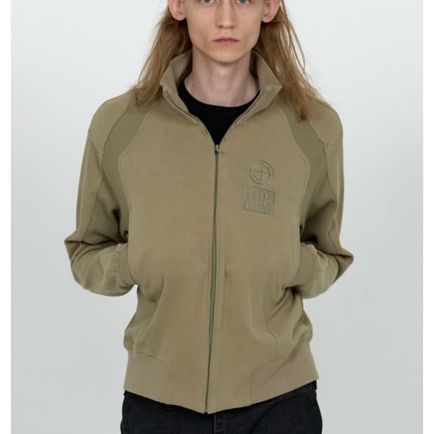 MPa CONTRAST ZIPPED JACKET (KHAKI)