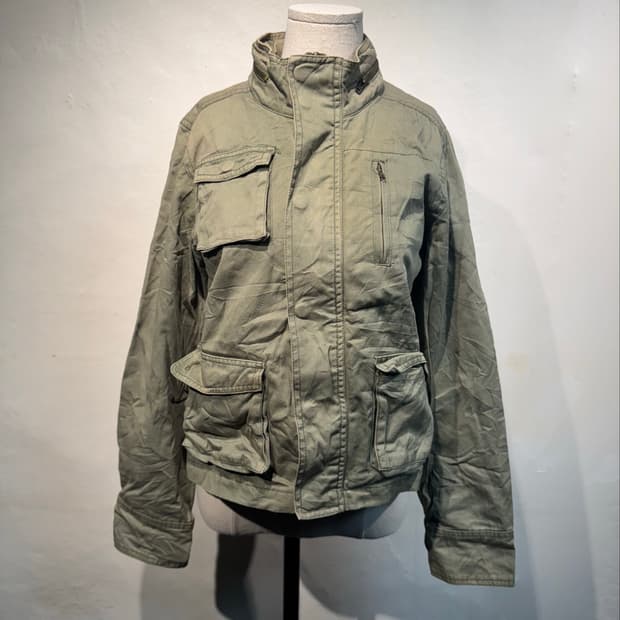 Y2K military style jacket