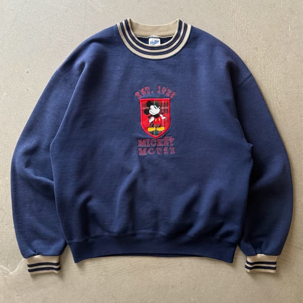 90s Velva Sheen Mickey Mouse Sweatshirt