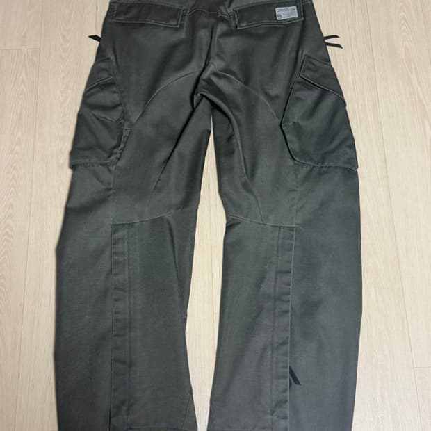 L ) 코오롱 지용킴 3D 팬츠 카키 그레이