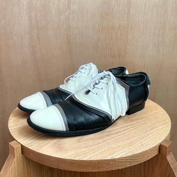 꼼데가르송 레이어드 더비슈즈