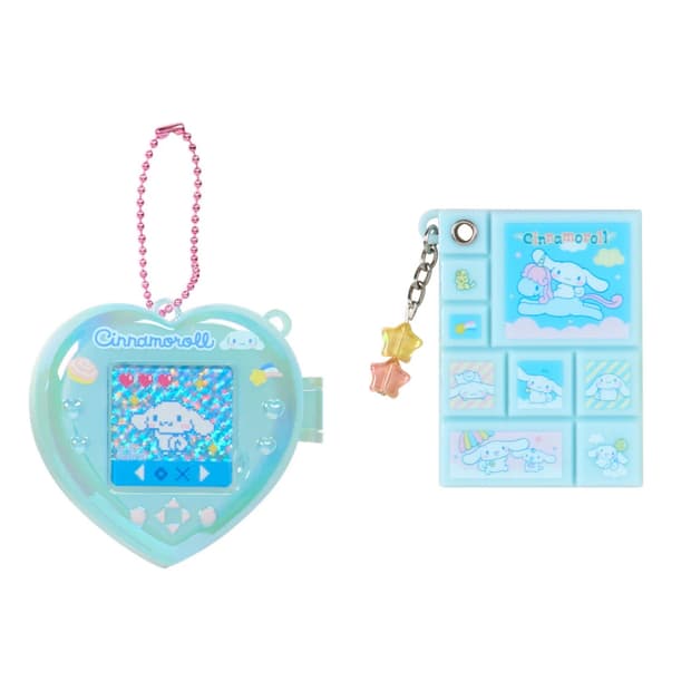 산리오 시크릿 게임기st 키링, 타일스티커st 미니거울 시나모롤 세트