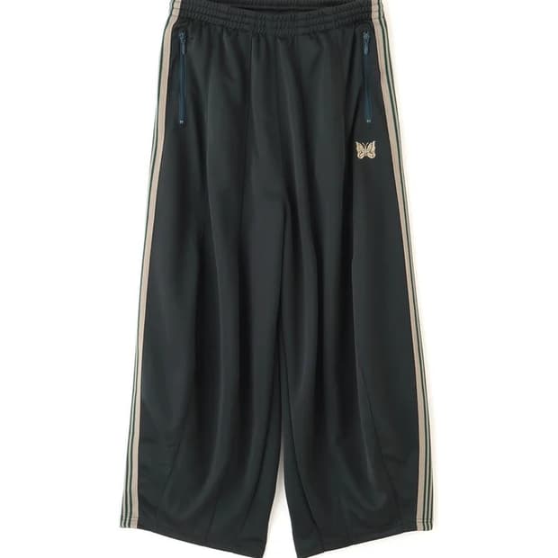 [XS,S,M] 니들스 x LHP H.D. 트랙 팬츠 폴리스무스 다크그린