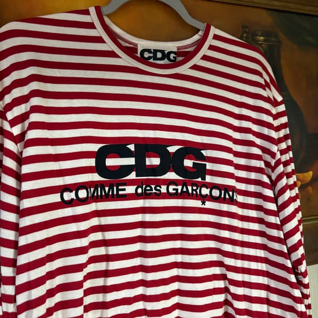 CDGCDGCDG 롱스트라이프 레드 2XL