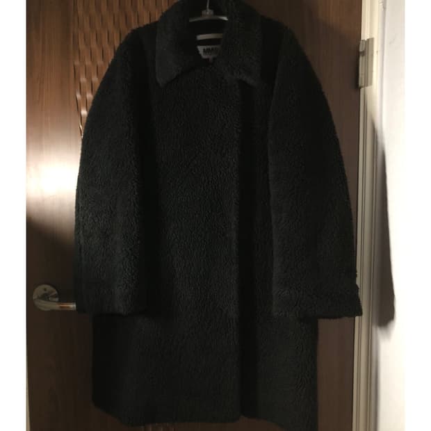 MM6 Fur Long Coat