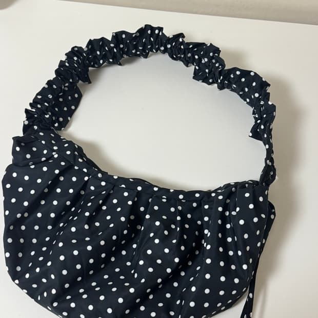 도트 셔링 투웨이 숄더백&크로스백