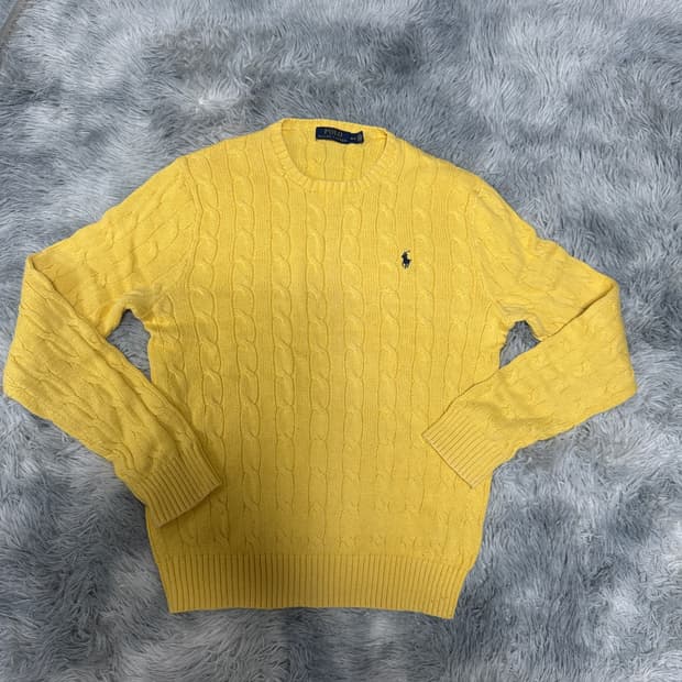 폴로랄프로렌 꽈배기니트 남성 M사이즈 