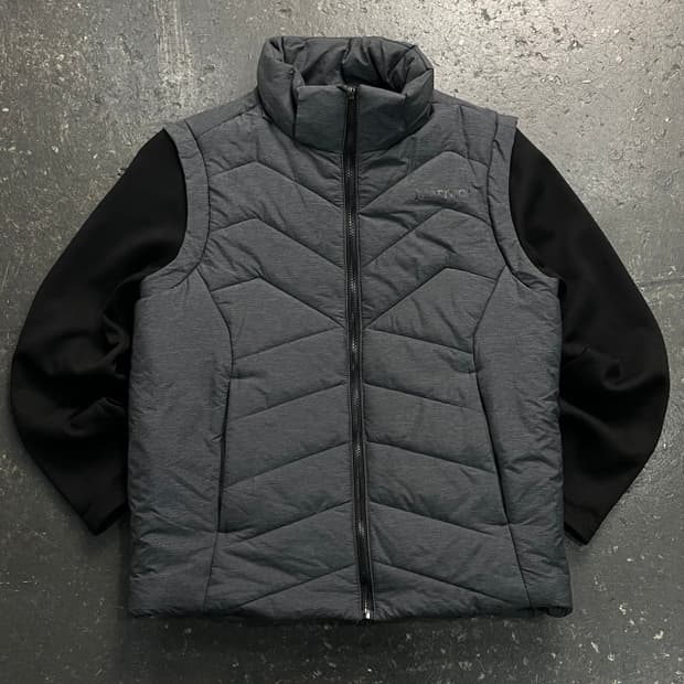 100 마모트 하이브리드 경량패딩