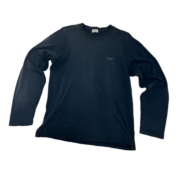 플레이보이 VIP 자수 로고 빈티지 블랙 롱 슬리브