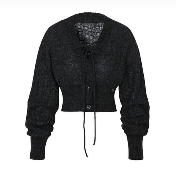 페인오어플레져 danielle mohair cardigan