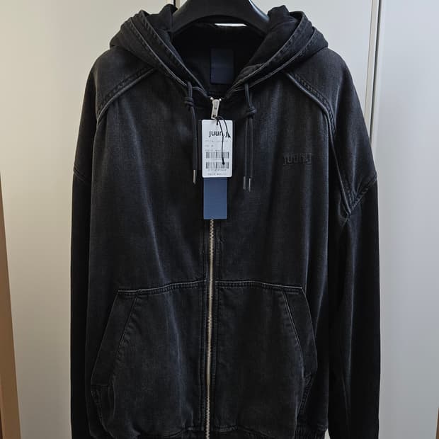 준지/ 26SS 데님 더블 레이어드 후드 집업/ M