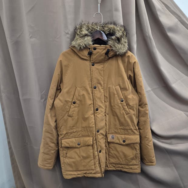 칼하트 트래퍼 파카 된장색 M