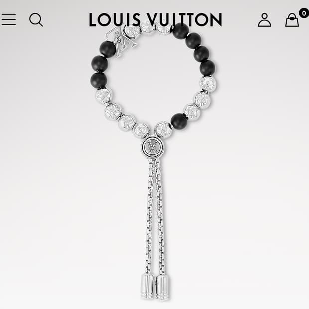 루이비통 모노그램 비즈 팔찌