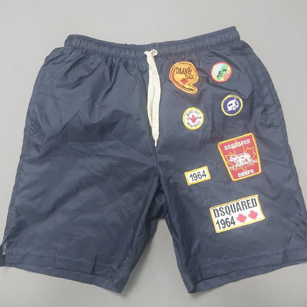 [M] 디스퀘어드2 로고패치 비치 쇼츠 반바지