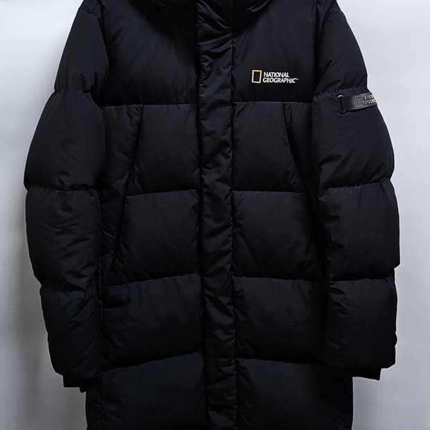 내셔널지오그래픽 구스다운 롱패딩 M