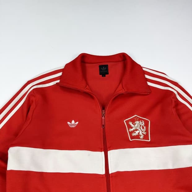 아디다스 체코 슬로바키아 풋볼 트랙탑 져지 (M)