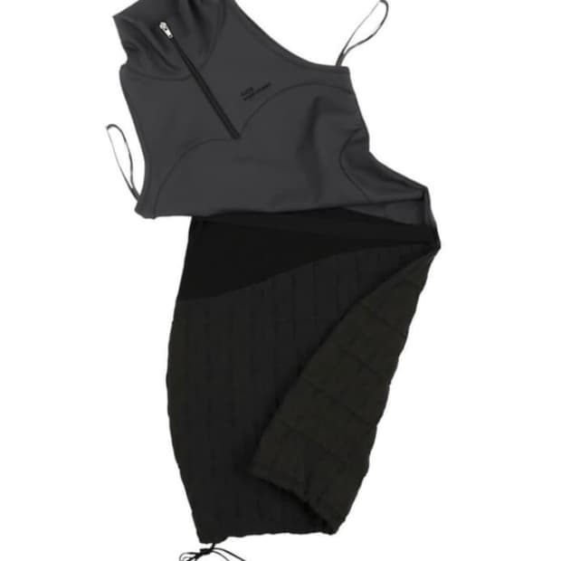 오호스(ojos) 로우라이즈 미디 원피스