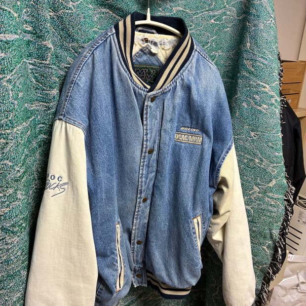 Vintage 데님 비시티 자켓