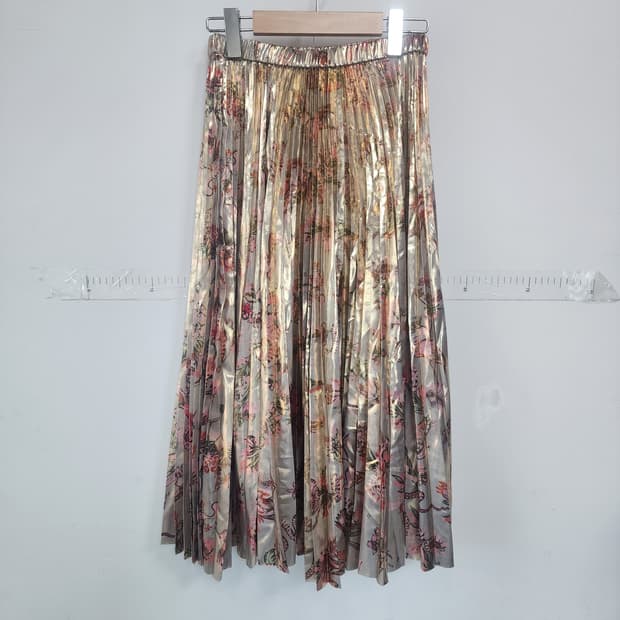 마커스 by 마커스 플리츠 꽃무늬 롱 스커트