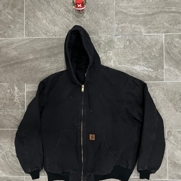 (XL) 칼하트 덕 액티브 후드자켓 J130 BLK 블랙