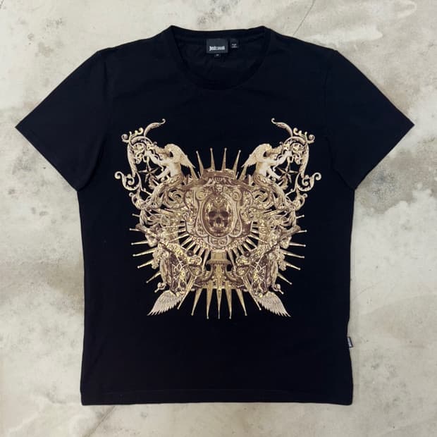[M] SS14 Just Cavalli Basque Graphic Tee