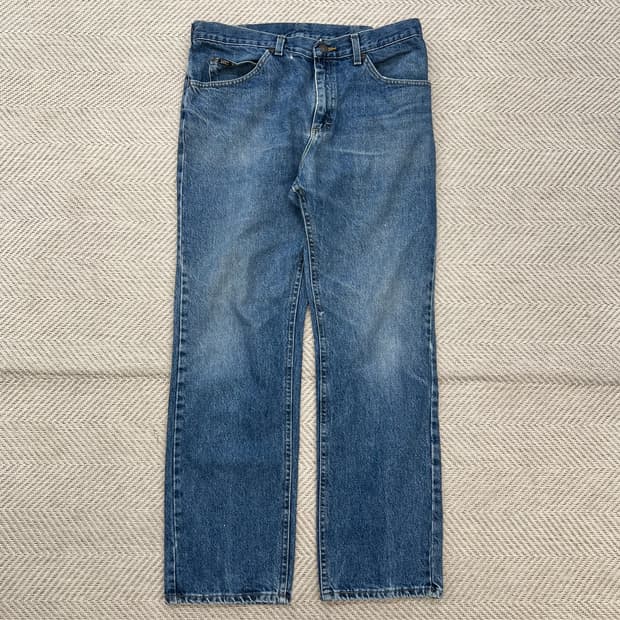 리 레귤러핏 데님팬츠 r2857