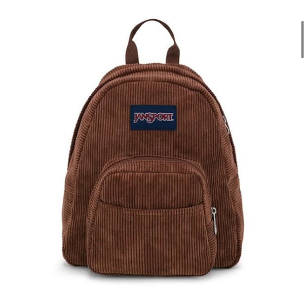 잔스포츠 코듀로이 브라운 미니 백팩