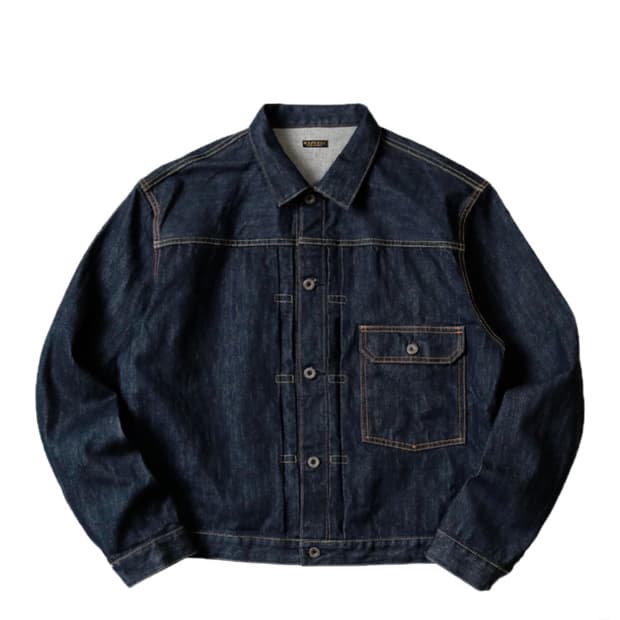 캐피탈 14온즈 데님 1ST 원 워시 자켓 인디고
