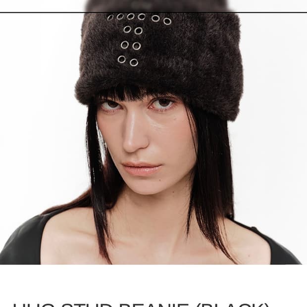 2000 아카이브 HUG STUD BEANIE