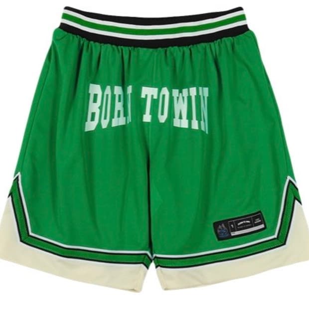 본투윈 럭비 쇼츠 하프 팬츠 그린 반바지 1