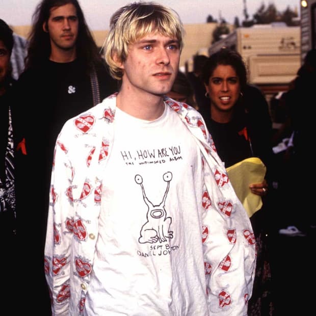 [100] 타운크래프트 너바나 커트코베인 파자마셔츠