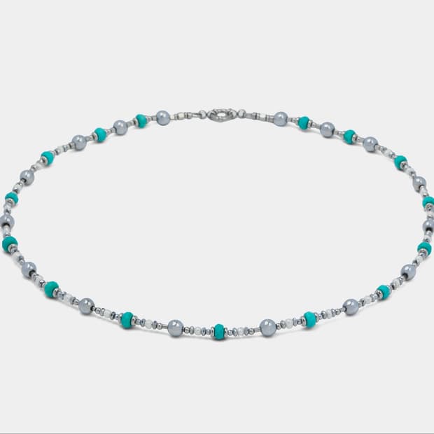 CASIOPEIA TealGreen JazzMaster Necklace