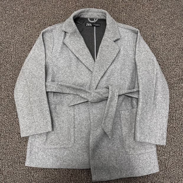 ZARA 자라 여성 코트 그레이 M