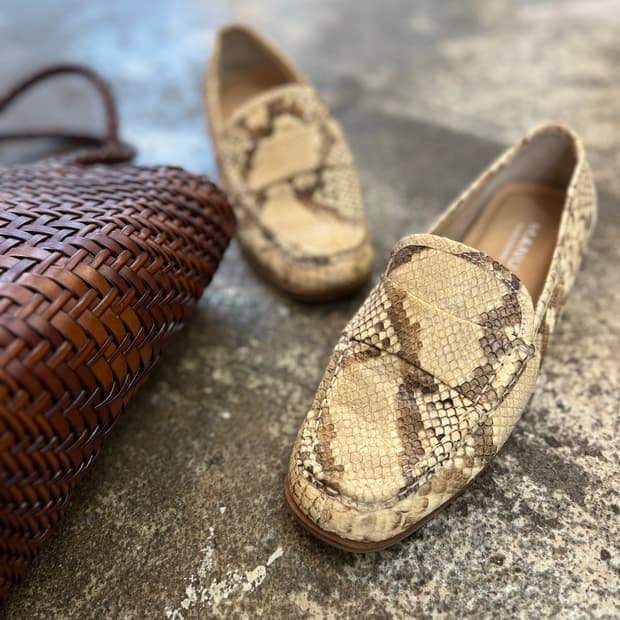 MANU Mode et jacomo python loafer 